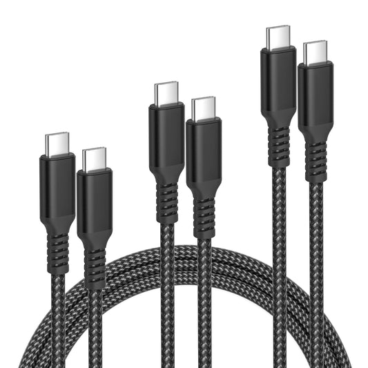 USB C to Type C Charger Cable 3.3/6.6/10FT 3Pack,Usbc Charging Cord for Iphone 17E 16 16E 15 Pro Max Plus,Apple Ipad Air 8 7 Mini 6,Samsung Galaxy S26 S25 S24 S23 A17 A56 A26,Z Flip Fold 5 6